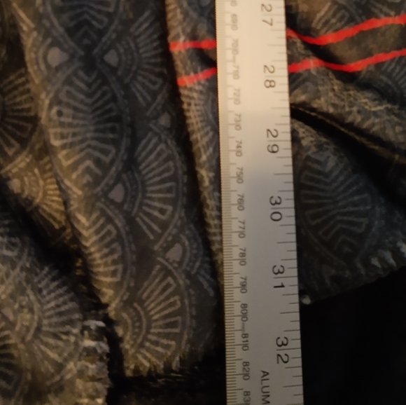 Johnny Was BIYA Rising Sun Sherpa Cozy Hooded Jacket Coat L Blue Red - Picture 11 of 12